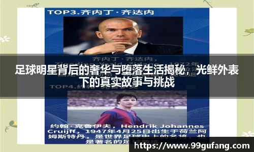 足球明星背后的奢华与堕落生活揭秘，光鲜外表下的真实故事与挑战